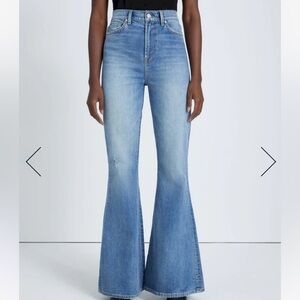 NWT 7 for all Mankind BEAUTY DENIM MEGA FLARE IN MARIBEL